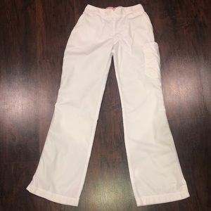 Koi Size X-Small White Elastic Waist Pants